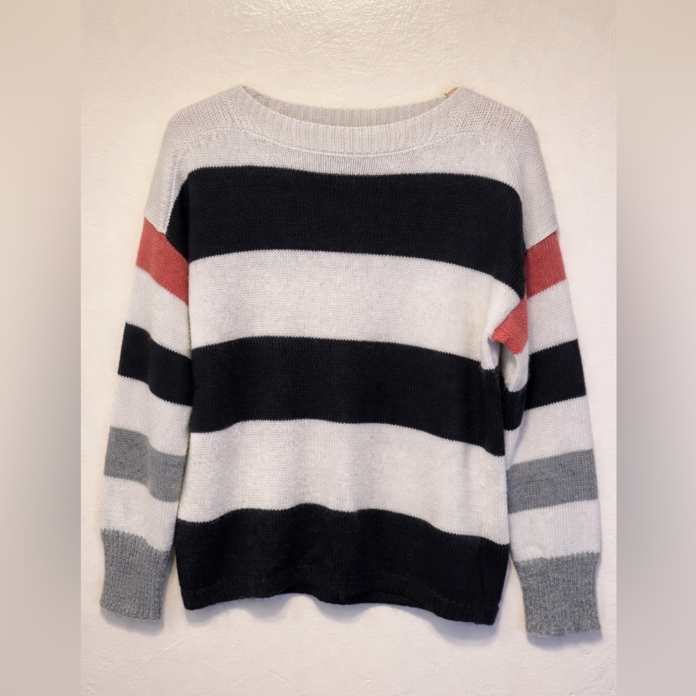 All saints Striped Knit long sleeve Sweater